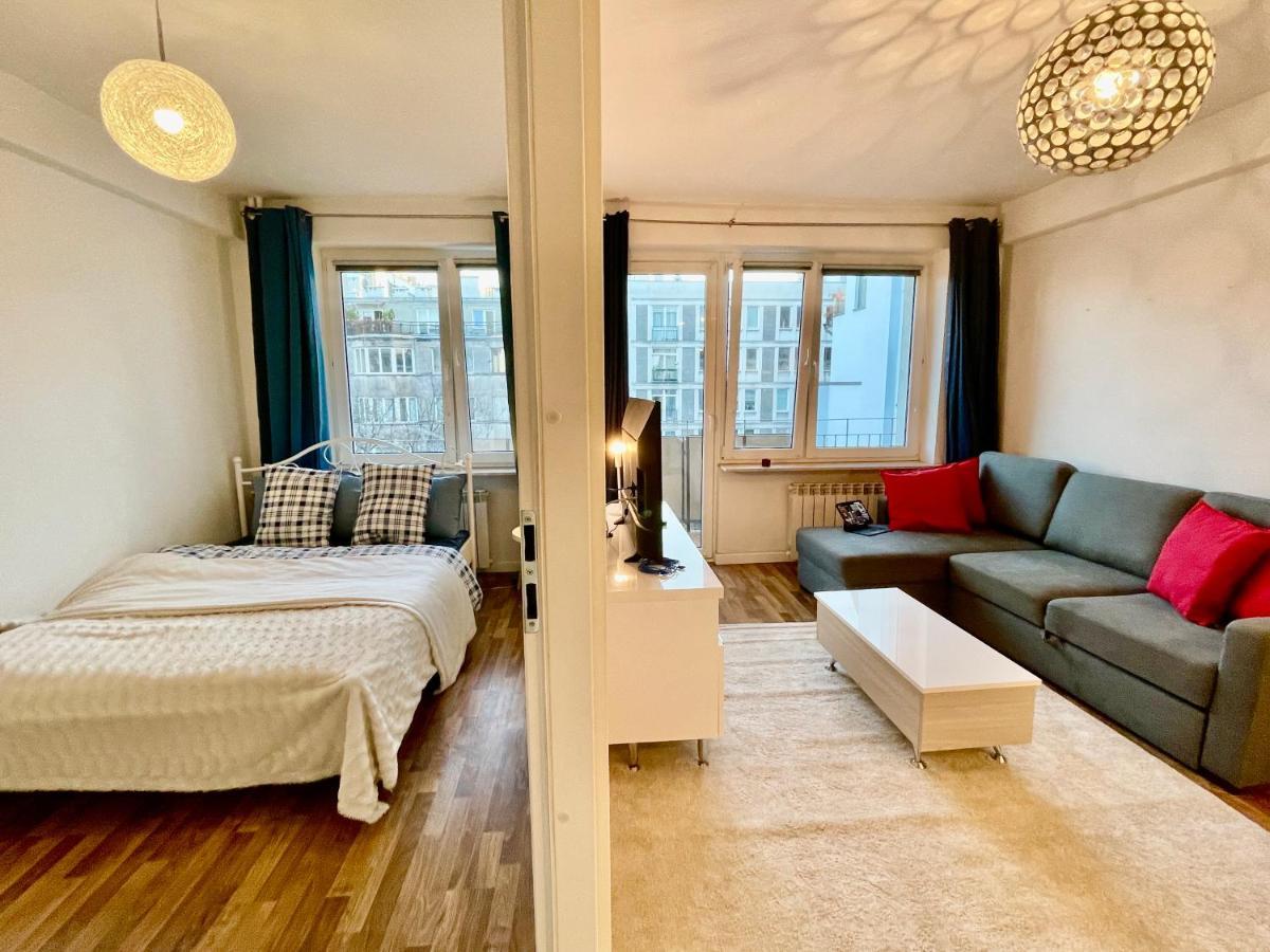 Decor 2 Metro Fast Wifi 55'Tv Netflix Hbo Cozy Varsóvia Exterior foto